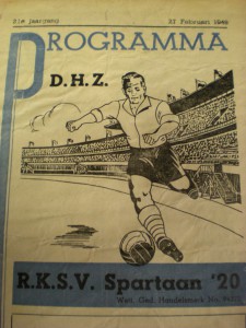 1949 DHZ programmaboek Stadionwedstrijd