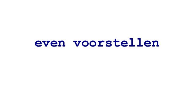 even-voorstellen-