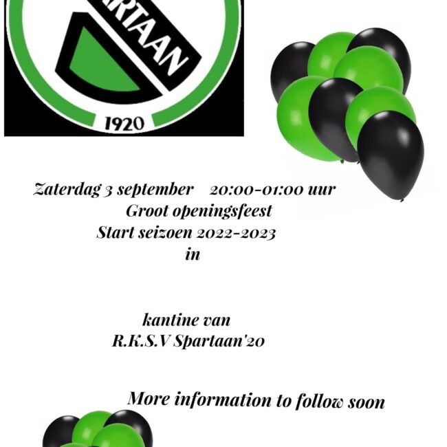 aankondiging feest 3sept