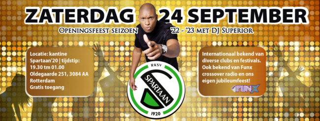 flyer feestavond