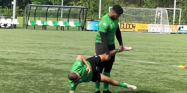 eerste training – rek-oefening